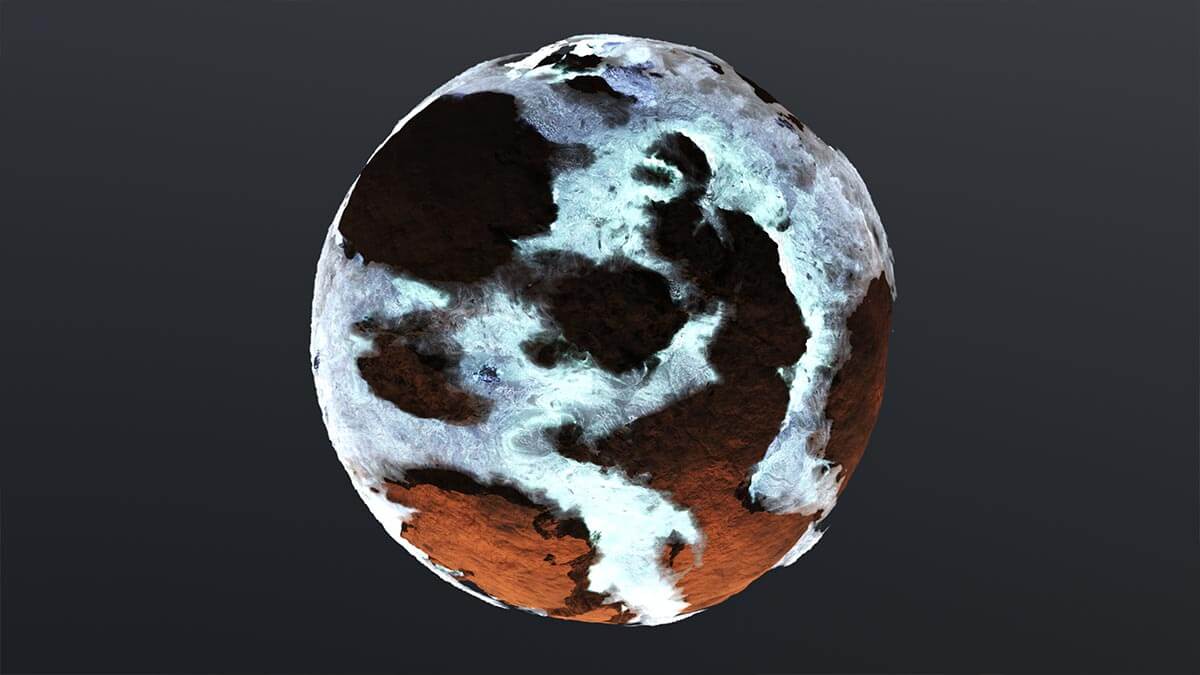 Rendering Eis-Shader 3