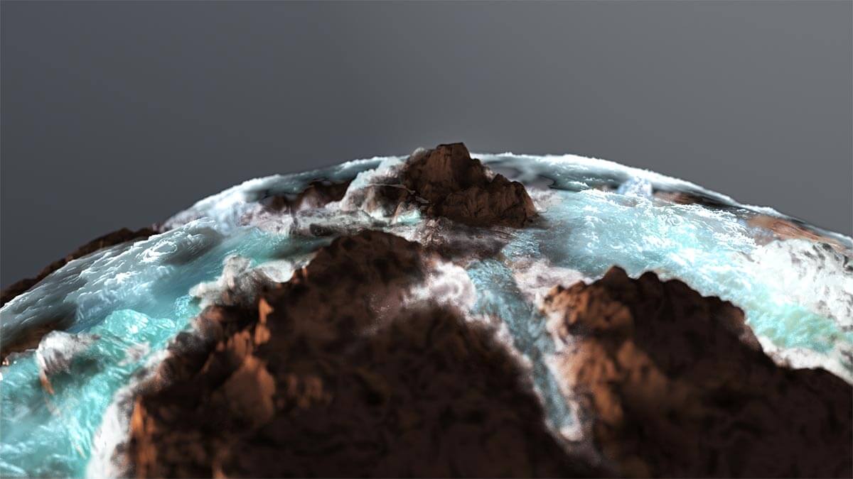 Rendering Eis-Shader 1