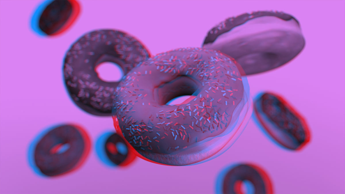 Mushroom in bathroom rendering